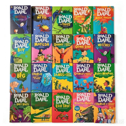 Roald Dahl 20 Books Collection Set, Classic Kids Chapter Fiction Story Books, Reading Gift for Boys Girls Ages 7-12
